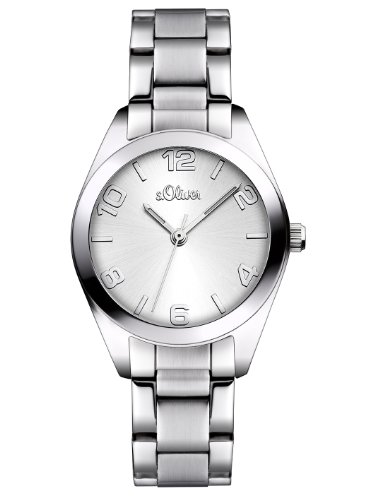 s.Oliver Damen-Armbanduhr Casual XS Analog Quarz Edelstahl SO-2489-MQ s.Oliver Damen-Armbanduhr Casual XS Analog Quarz Edelstahl SO-2489-MQ