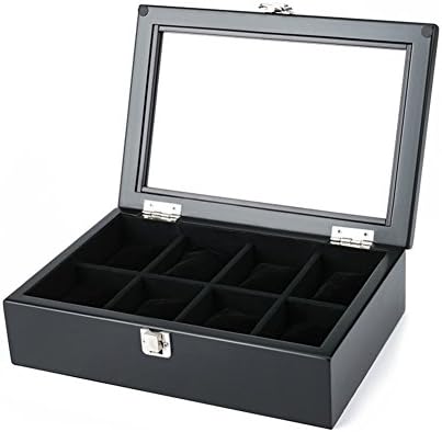 Wooden Watch Box/Storage Box/With Lock Jewelry Box-Black