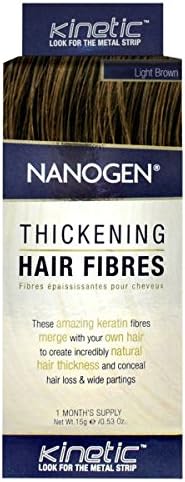Nanogen Hair Thickening Fibres Light Brown (15g)