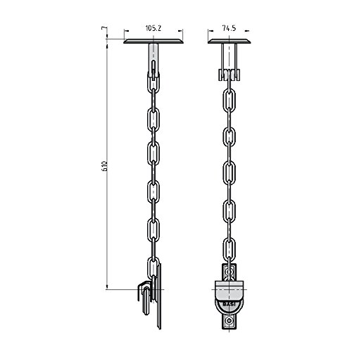 Basi S1620-0000 Gitterrostsicherung 100 - 2
