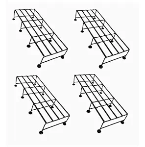 SS Engineers Plant Stand, Black Color, 24 inch by 8 inch by 4 inch, 4 Pieces