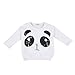 Vovotrade® Toddler Girls Clothing Sets Long-Sleeved Cute 2PCS Kids Set Panda Coat + Striped Pants Size from 2-7 years (100(2-3Y))