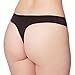 Debenhams Womens Pack Of Five Black Microfibre Thongs 16