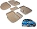Auto Hub 3D Car Mat For Maruti Suzuki Celerio - Beige RS.875.00