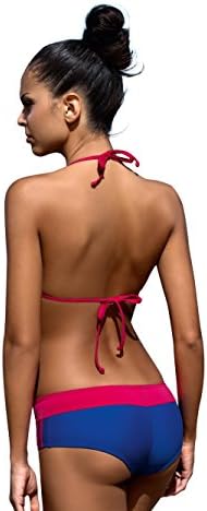 Women's sport swimming costume two piece bikini set swimsuit swimwear