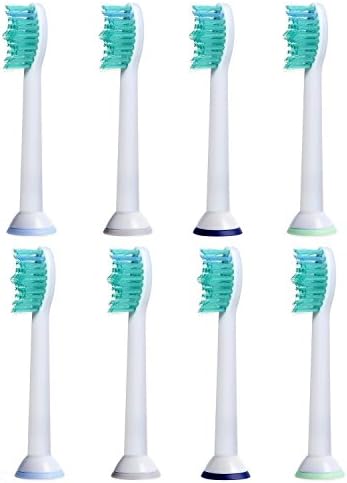 8 pcs. (2x4）4G-kitty® Replacement Tooth Brush Heads Compatible for  Electric Toothbrush Handles:HX6014 /HX6013 and other. Fully Compatible With DiamondClean, FlexCare Platinum, FlexCare+, HealthyWhite, HealthyWhite+,2 Series, Sonicare 3 Series, PowerUp.