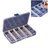  Caja organizadora de material (cuentas, tornillos) con 15 compartimentos