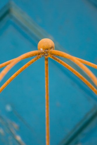 Rankgerüst Höhe 200cm Rost Obelisk Rosenhilfe Rankhilfe - 6