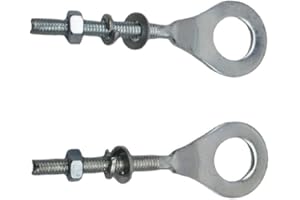 ASUDARO Outil Tendeur De Moto,Extracteur De Tendeur De Chaîne D'essieu De Roue Arrière En Fer Accessoires De Tendeur De Chaîne De Moto Compatibles Avec Modèles XR/CRF 50 70 80 100