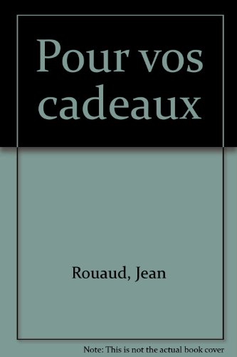couverture de : Pour vos cadeaux