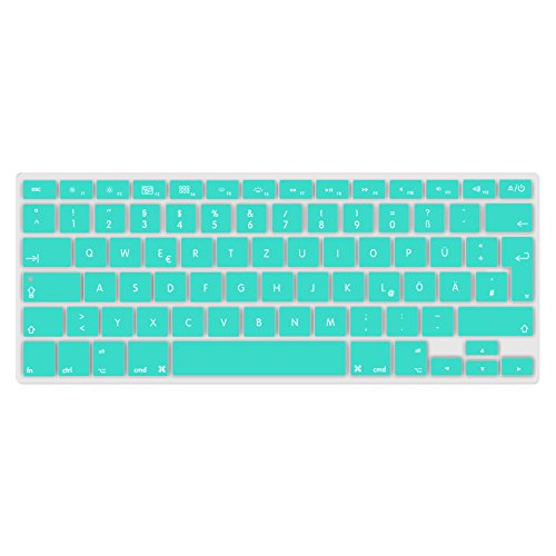 Macbook QWERTZ Tastatur Cover   JAMMYLIZARD Deutsche Silikon Tastaturschutz Tasten Schutz Aufkleber f  r MacBook Air   Pro   Retina 13  15  17 Zoll  T