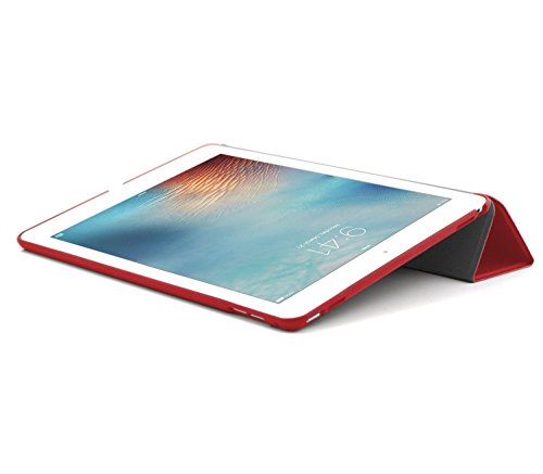 KHOMO iPad Pro 9.7 Zoll Hülle Case Rot Rotes Gehäuse mit doppelten Schutz ultra dünn und leicht, Smart Cover Schutzhülle fur das Neue Apple iPad Pro 9.7 – Dual Red - 3