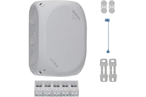 Hensel Kabelabzweigkasten DK 1010 G 2,5-10qmm Dose, Gehäuse für Montage auf der Wand/Decke 4012591125037, weiß