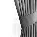 H.Versailtex Solid Thermal Insulated Blackout Pencil Pleat Anti - Mite Curtains for Bedroom with Two Free Tiebacks - Grey, Energy Saving & Noise Reducting, 66" Width x 54" Drop, Set of 2 pieces