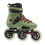 Movilidad urbana Rollerblade Patines Twister Edge Edition #2, Adultos Unisex, Verde Oliva/Naranja, 40