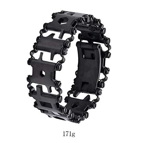 Preisvergleich Produktbild Älteres ursprüngliches materielles im Freien verstärktes multi Werkzeug-Armband-rostfreies Multifunktionswerkzeug-Überlebens-Ar...