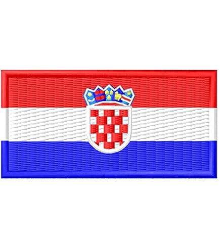 Toppa Ricamata Ricamo Termoadesivo Bandiera Austria Austriaco Carta