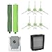 Produktbild Upxiang für iRobot Roomba i7 i7 + / i7 Plus E5 E6 E7 Staubsauger Roboter Zubehör Set Hepa-Filter Seitenbürste Filterbeutel Hauptbürste Set Ersatzteile (A)
