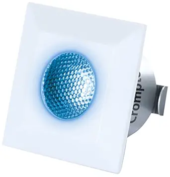 Crompton Star Domestic Recessed 2-Watt LED Spot Light (Blue, Square)