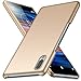 Produktbild XIFAN Hülle für Sony Xperia L3, Ultraleichter Hard PC Hülle, Seidenmatte Lackierung Schutzhandytasche, Glatter Griff, Einfacher Stil Hülle. Gold