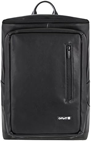 Fashion School Backpack Bookbag Casual Lightweight Lattop Couple Bag Travel Nova Bag (BLACK LEATHER)