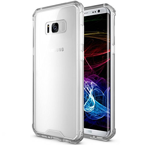 Samsung S8 Funda, Absorción de Golpes maxteck Transparente Grip de Goma Caso [Claro] Slim Flexible TPU Bumper Funda para Samsung Galaxy S8