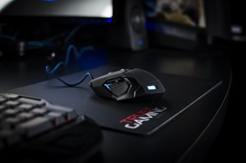 Trust Gaming GXT 158 - Rat  n para gaming  l  ser  con sensor de 5000 PPP e iluminaci  n LED 