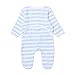 Steiff Unisex Baby Strampler 1/1 Arm Not Applicable Striped Long Sleeve Onesie, Blue (steiff Baby Blue Blue 3023), 0-3 Months (Manufacturer size: 2 mois)