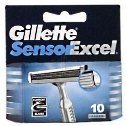 Preisvergleich Produktbild Gillette Sensor Excel Rasierklingen, 3 x 10 Stück