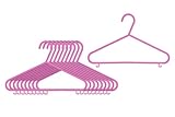 Premier Housewares Children's Hangers - Pink, Set of 10