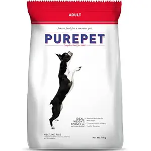 Purepet Meat and Rice Dry Dog Adult, 10kg