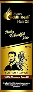 Siddh Kesh Hair Oil ,100% chemical free Oil. Made with pure 34 Ayrvedic Hearbs,These are processed using Tel Kshir Pak method,Hair Fall Control and Hair Growth 100 Ml