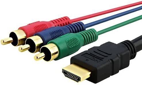 Eximtrade HDMI auf 3-Cinch Male Stereo Audio Video: Amazon.de: Elektronik