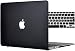 Produktbild Topideal 2 in 1 Gummiert Matt seidenmatten Satins Soft-Touch Hard Shell Case Cover Für MacBook Air 13,3 33 cm schwarz EU/UK Keyboard Version