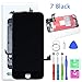 Produktbild TABTABD Schwarz Ersatz Bildschirm Kompatibe für iPhone 7 LCD Display 4.7 '' Digitizer Glas Touchscreen mit Repair Werkzeuge Set
