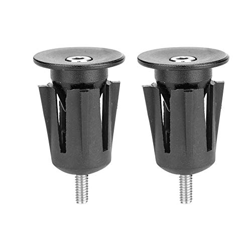 VGEBY 1Pair Bar End Plugs, Aluminum Alloy Bike Grips Bar End Caps Plug for Mountain Bike Road Bicycle Handlebar