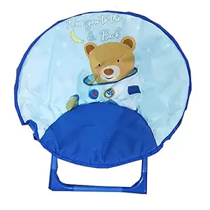 Olympia Games And Toys Child Size Portable Folding Picnic and Home Used Moon Chair for Boys & Girls (Teady Bear)