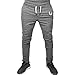 Produktbild Cargohose Herren Sporthose Hose Running Gym Pants Denim Joggerhose Trainingshose Jogger Fitness Sport Outdoor wanderhose Fitnesshose Sweatpants Jogginghose Männer Loose Hose Baumwollmischung LMMVP (M, Tief grau)