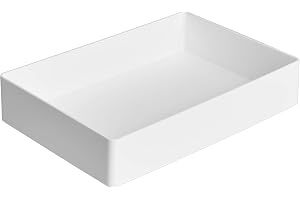 Amazon Basics Rektangulär skrivbordsorganisatör i plast, brevkorg