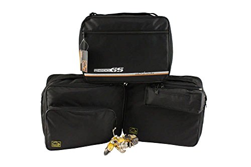 made4bikers Promotion-Bag: KomplettSet Innentaschen TopCase UND Koffer passend für BMW R1200GS-LC R1200 GS LC K50 ab Bj. 2013, Schwarz