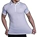 Produktbild BHYDRY Herren Button Lässige Slim Fit Shirts Kurzarm Stehkragen Shirt Tops Bluse