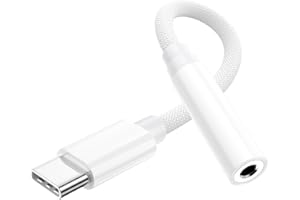 OLKIEQZ Adattatore USB C Jack【Aggiornare il materiale】 Cuffie Adattatore USB C a 3.5 mm Jack Adattatore Aux Audio Cavo Dongle, Kompatibel mit iPhones 15/15 Pro/15 Pro Max/Samsung Galaxy/ S23/ S22