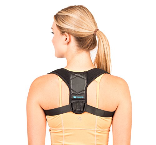 Corrector de Espalda Para Hombre y Mujer Talla Única - Chaleco Corrector de Postura Enderezador de Espalda Transpirable Incluye Faja para Dolor de Espalda, Bolsa de Transporte y eBook de Ejercicios