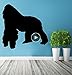 Produktbild Lkfqjd Wandtattoo Vinyl Aufkleber King Kong Gorilla Abnehmbare Schlafzimmer Wohnzimmer Haus Zubehör Dekoration Tapete Dekor Diy 42 * 42 Cm