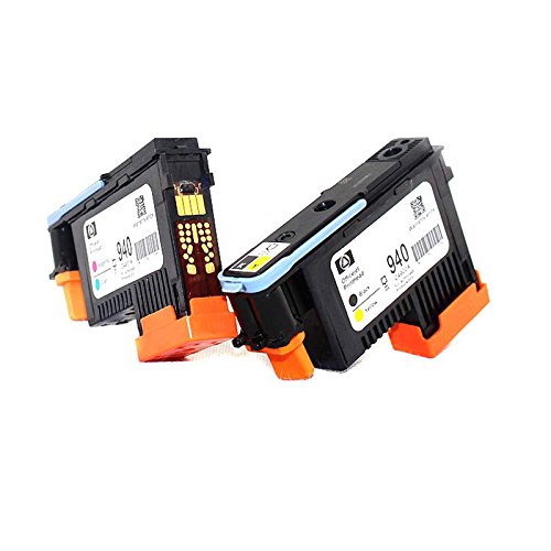 Hrph Neuer 940 Druckkopf Schwarz / Gelb C4900A + Cyan / Magenta C4901A für HP 8000 8500 - 2