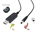 Produktbild USB Stecker auf DC Hohlstecker Kabel, LANMU USB DC 5V auf DC 9V Kabel, USB Stecker Transfer Konvertor Kabel 5,5mm Netzteile (1m)