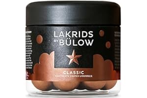 ‎LAKRIDS BY BÜLOW LAKRIDS BY BÜLOW - Classic Caramel · Dänische Gourmet Lakritz-Kugeln · Süßer Lakritzkern umhüllt von Dulce-Schokolade und Meersalzflocken