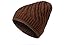 Produktbild KJNHL Winter Warm Hat Unisex Striped Knit Plus Velvet Hat Outdoor Hooded Ski Coffee Hat