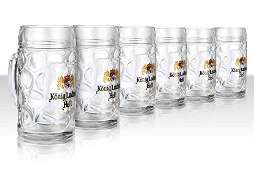 Preisvergleich Produktbild 6 Stück König Ludwig Bierkrüge 0,5l