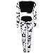 Produktbild Coolster Damen Trainingsanzug Camouflage Tops & Hosen Sweatshirt Sets Casual Sport Wear (2018 Neu Grau, (Pant+Top) M)